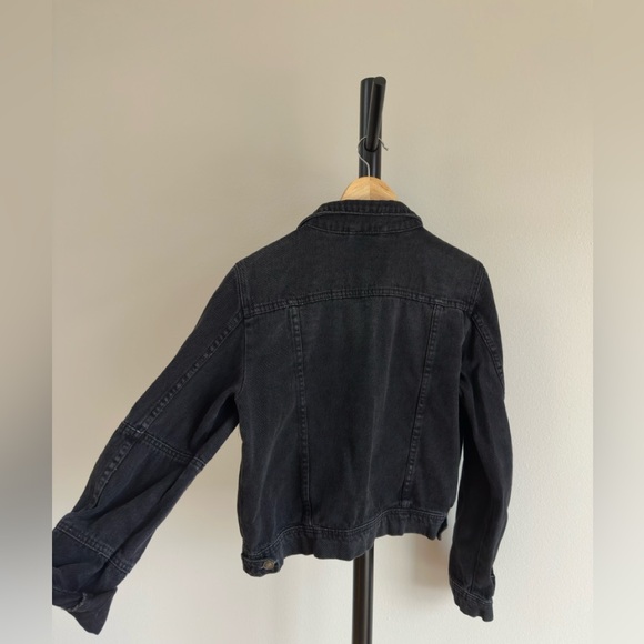 FREE PEOPLE We The Free Rumors Denim Jacket in Black Size M - Picture 7 of 7